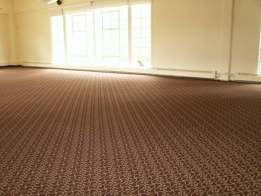 We installed 1700 sq yds of Masland carpet at the Golden Gate Club in the Presidio