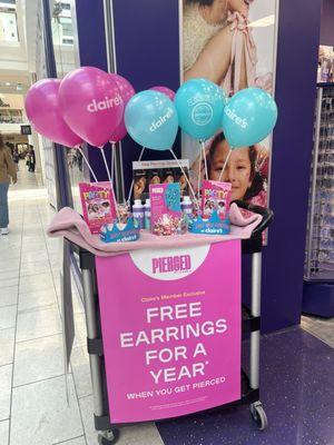 Free Piercings! With a purchase of a starter kit!