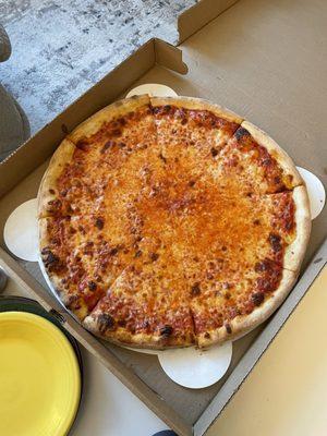 Large cheese pizza