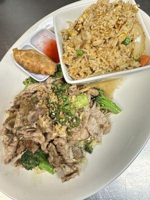 Lunch Special
Garlic pork with Fried Rice