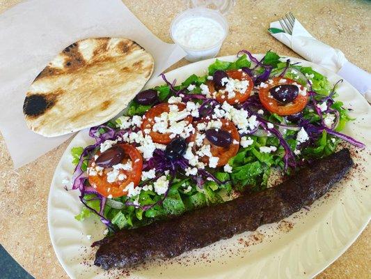 Greek Salad with House Kabob