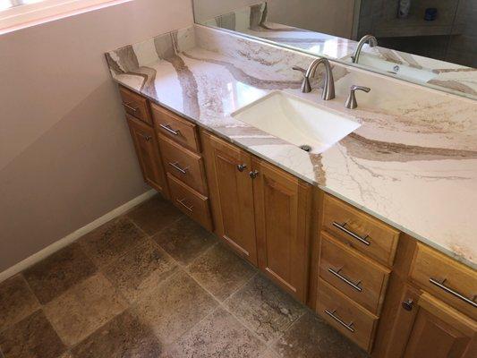 gorgeous natural stone counter