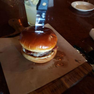 Just a basic burger ..... The Venue