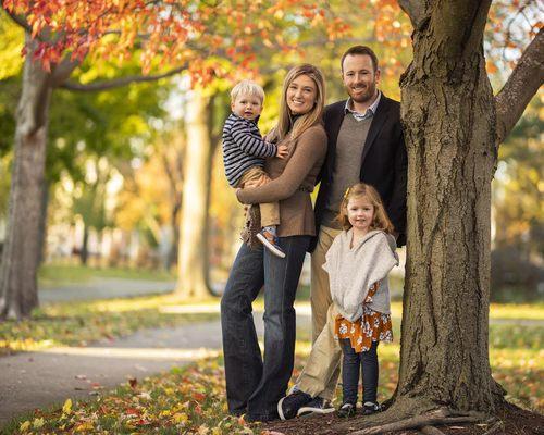 Outdoor family portrait