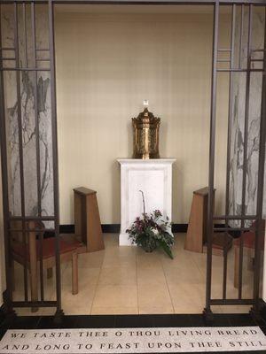 Blessed Sacrament Chapel - tabernacle