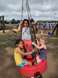 Gymnastics For All fun at the nearby playground!