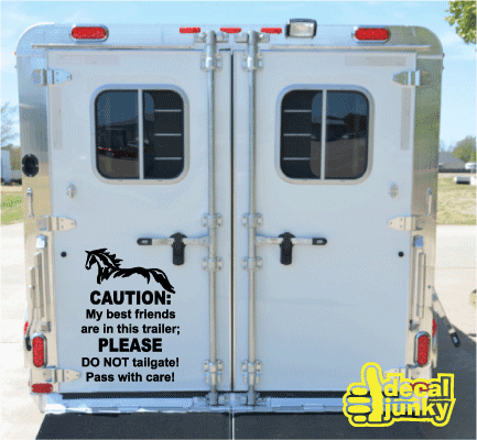 Horse Trailer Decals.