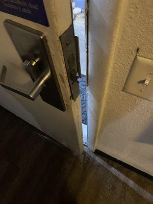 Door broken