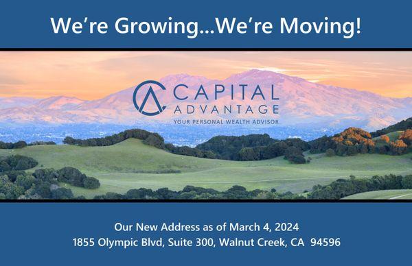 Capital Advantage New Address