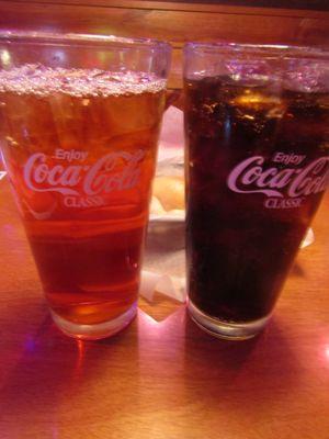 Iced Tea & Diet Coke -