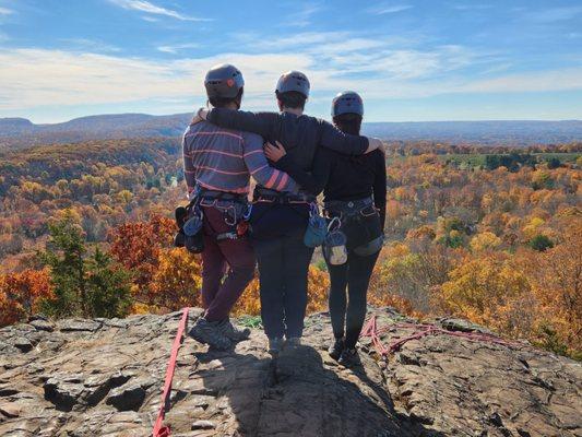 Top of Ragged Mountain, photo by Kevin W. of Stone Age Rock Gym