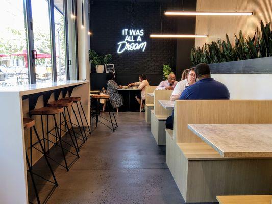 Dining Area at Diced Downtown Raleigh