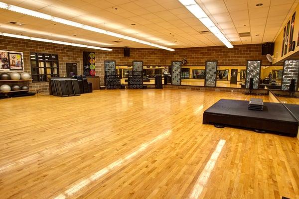 Group exercise studio