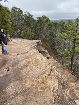 Atop robbers cave... great views