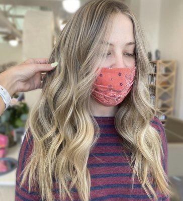 Blondie balayage