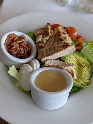 Grilled chicken Cobb Salad (without Bleu cheese)