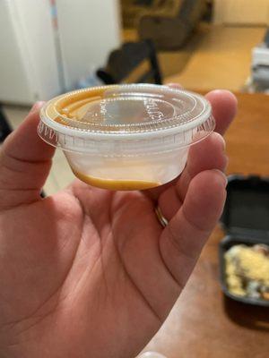 Asked for spicy Mayo and this is what was given...