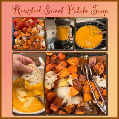 Roasted Sweet Potato Soup.