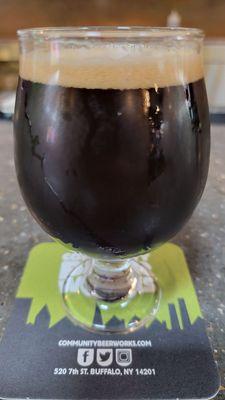 French Macaron Stout: This was phenomenal!  Rich, dark flavors; dessert in a glass