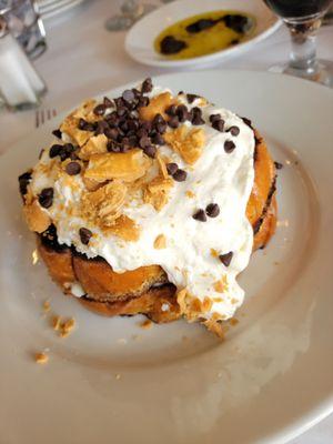 Cannoli stuffed french toast!