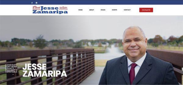 Stellatus Studios Client- Jesse Zamaripa for Fort Bend County Precinct 3 Constable -