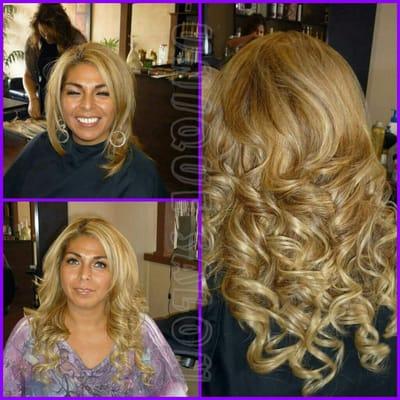 Hair extensions by Teresa