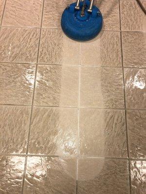 Tile and grout