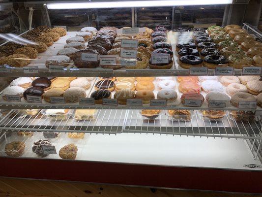 Donut selection, spring 2021