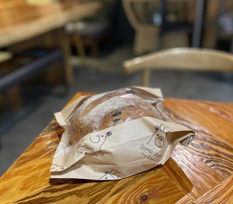 Let's try this olive sourdough