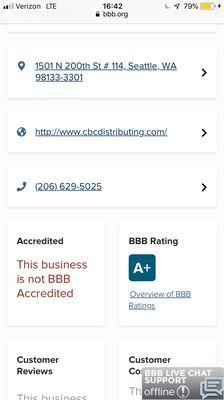 They aren't BBB accredited for a reason.