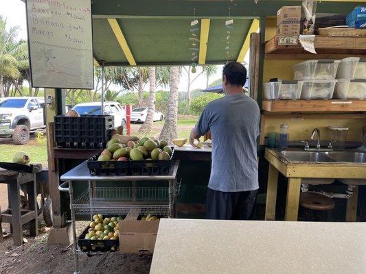 Fruit stand