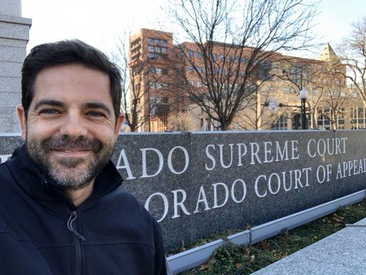 I'm licensed to Practice is all Colorado state courts as well as Federal District Court in Colorado.