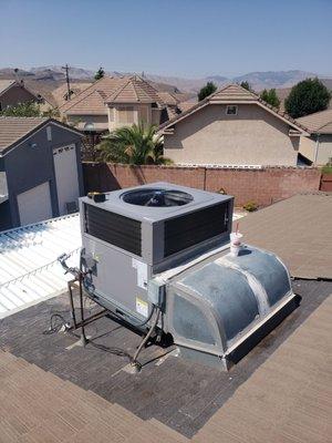 Roof top comfort system changeout