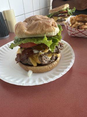 Bacon Zac's Double Burger with Cheese