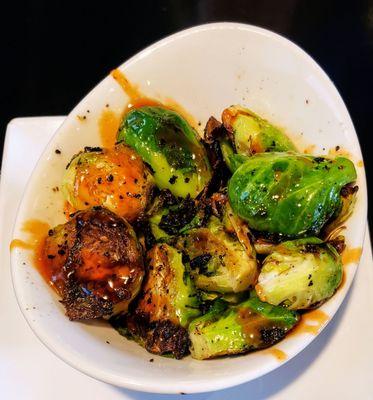 Sautéed Brussels Sprouts with Honey Sriracha at Social House 103