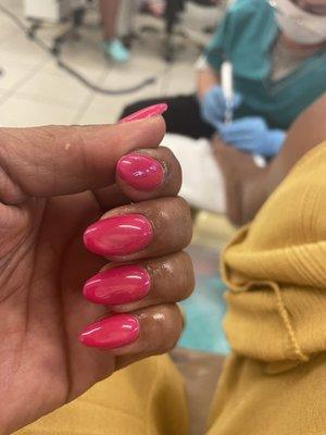 Gel fill  and Pedi