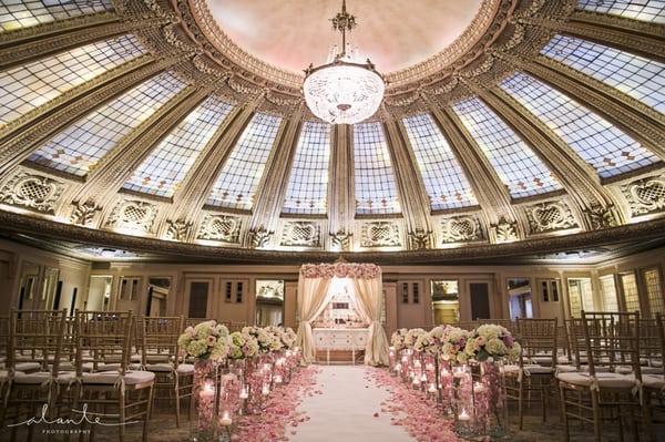 A beautiful wedding at the Arctic Club in the Dome Room.