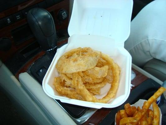 Onion Rings - I love'm here.