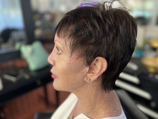 Very fine hair soft short haircut