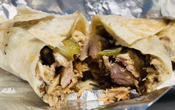 Chicken shawarma wrap