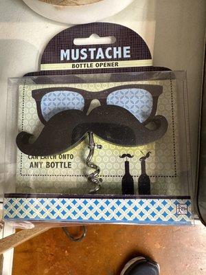 Stache bottle opener