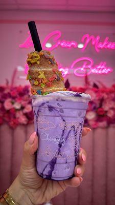 Ube milkshake