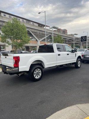 Second view of F-250 at Mercedes Benz Tysons Corner.