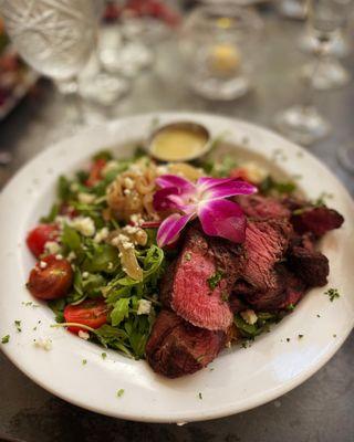 Steak and arugula