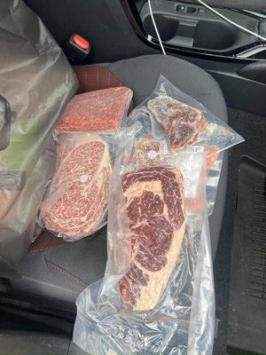 Raw meat, wagyu steak