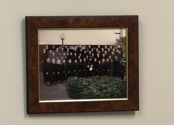 ECU graduation photo with the US Surgeon General David Satcher, 1998-2002