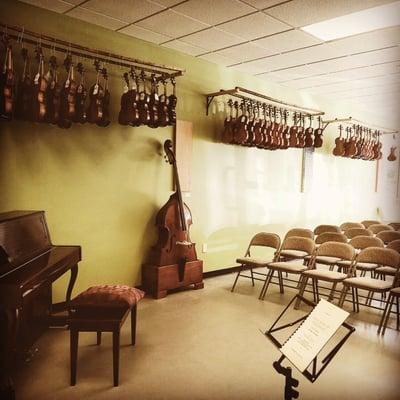 Sono Strings also hosts community events and performances. Please inquire about scheduling.