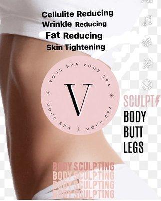 Fat reducing body sculpting