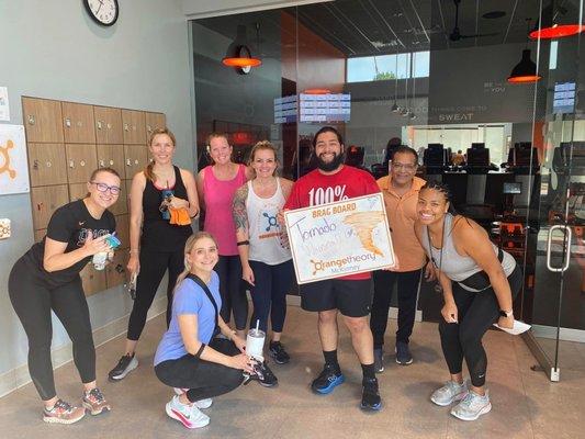 Post Tornado Tuesday workout group photo!