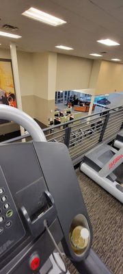 Treadmill View of the Front Desk